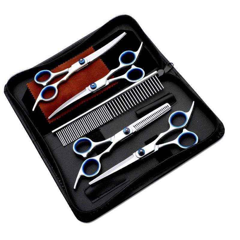 6â Pet Grooming Scissors Set 7pcs