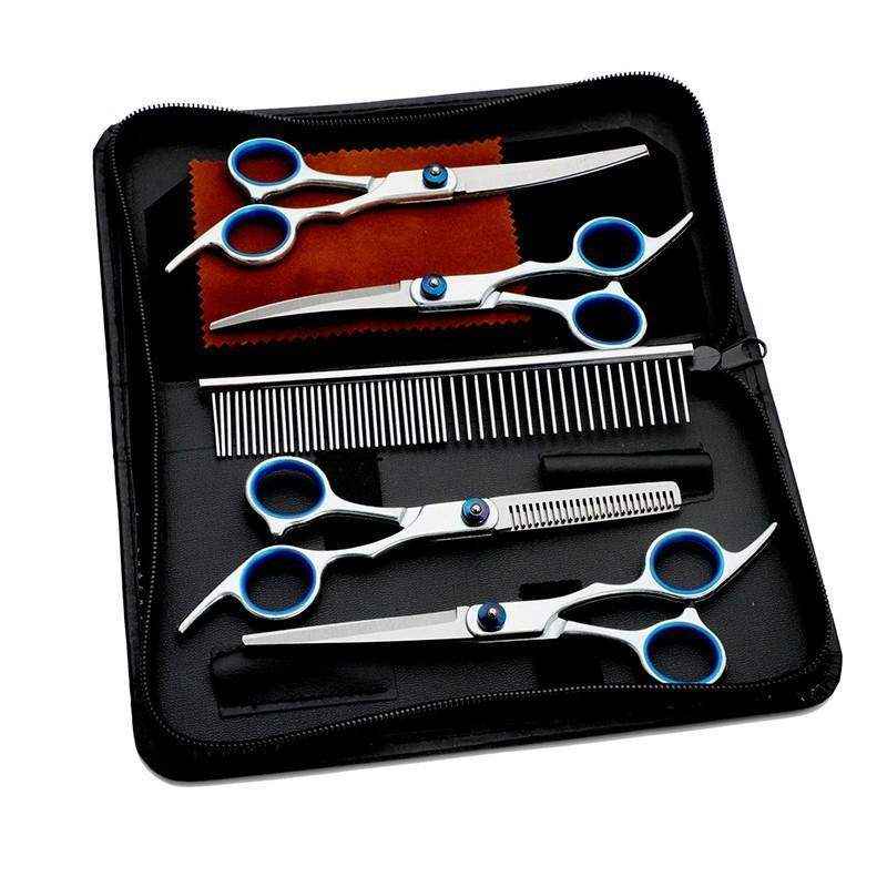 6â Pet Grooming Scissors Set 7pcs