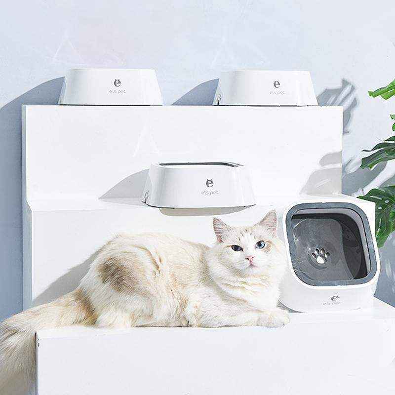 1.5L No-Spill Pet Dog Cat Water Bowl 4 Colours