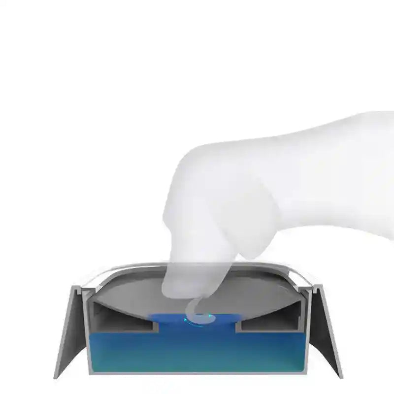 1.5L No-Spill Pet Dog Cat Water Bowl 4 Colours