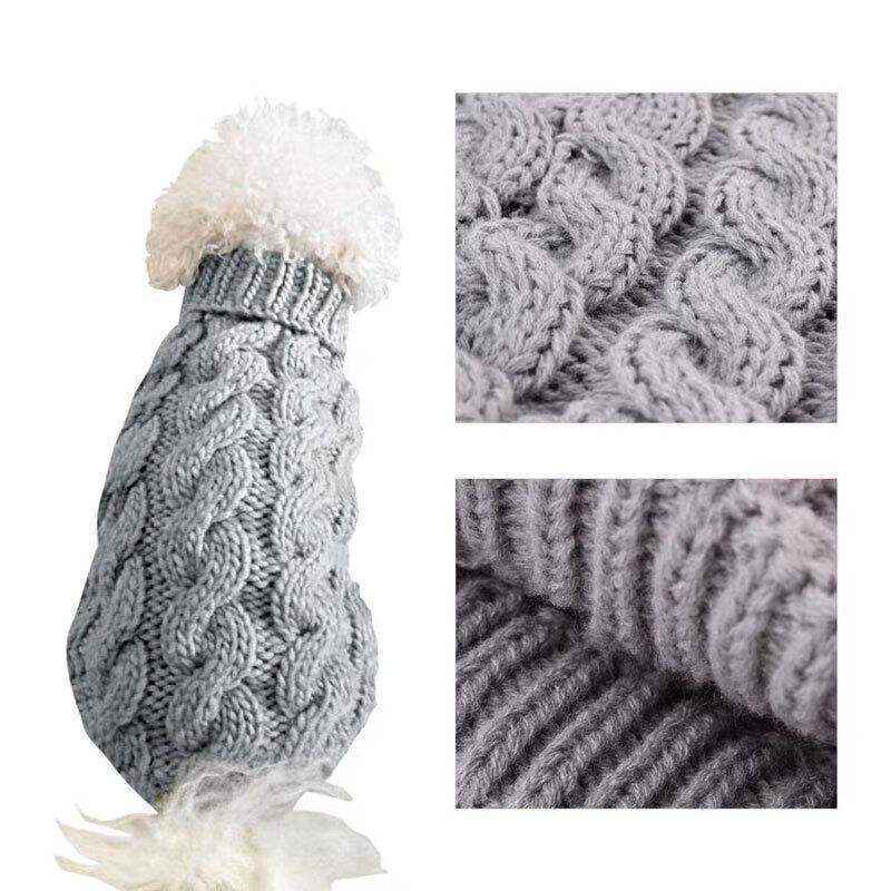 Stylish Warm Pet Dog Jumper for Winter Comfort and Seasonal Wear