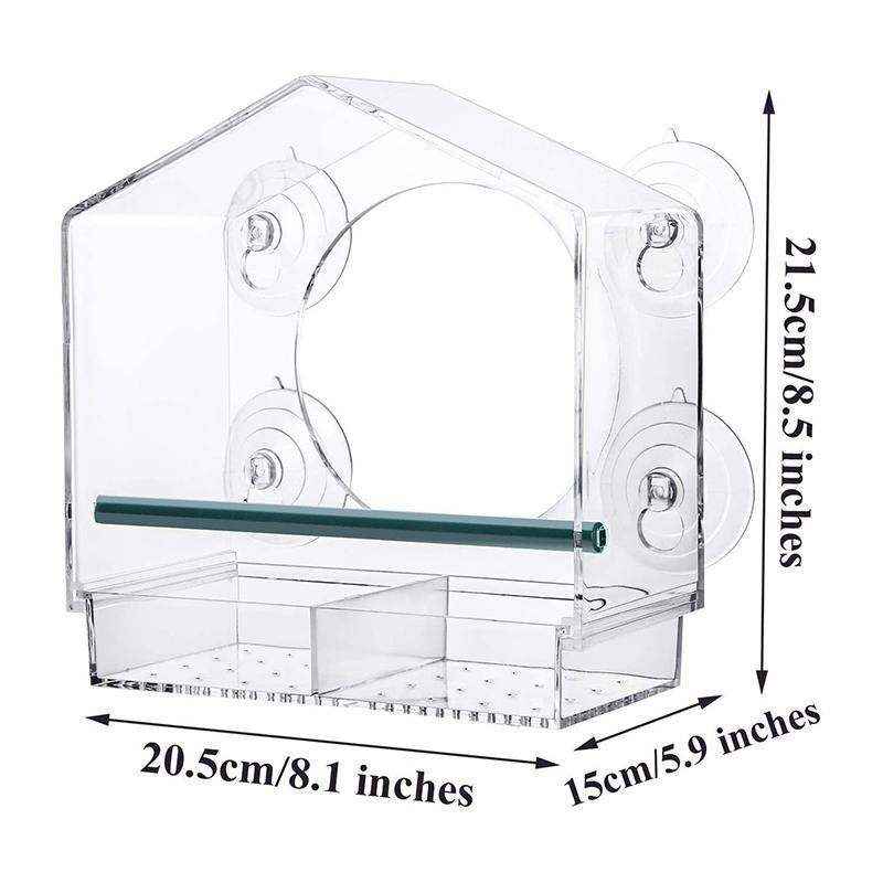Large Window Bird Feeder 20.5*15*21.5cm