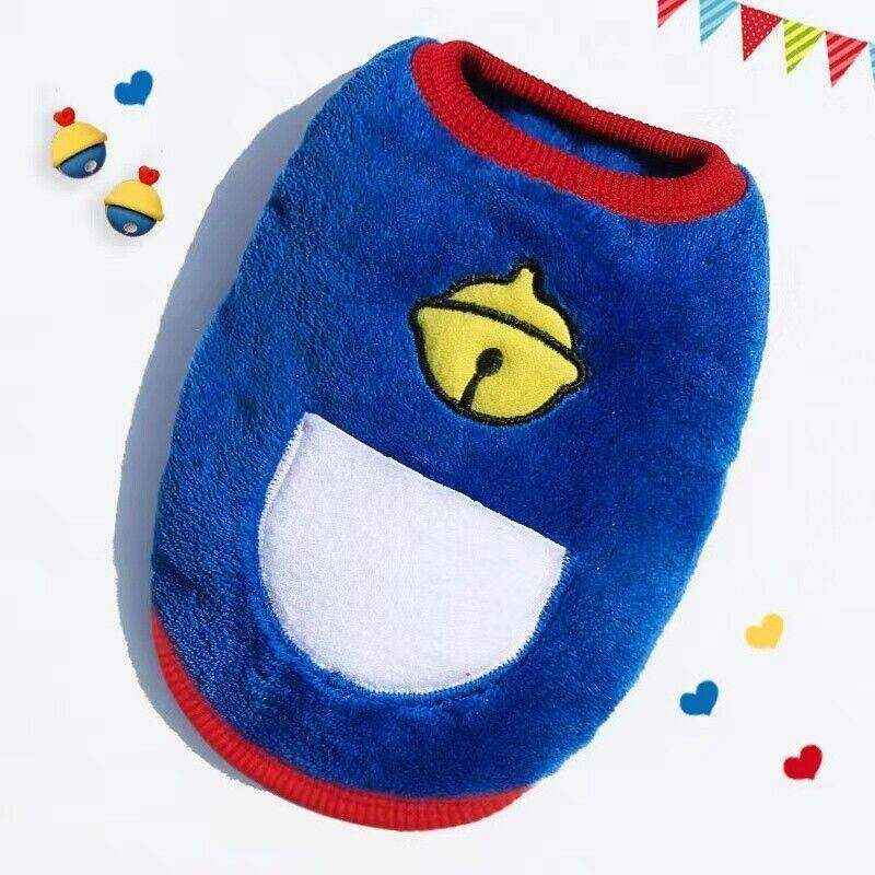 Velvet Dog Jumper Vest Soft Winter Outfit for Stylish Pets