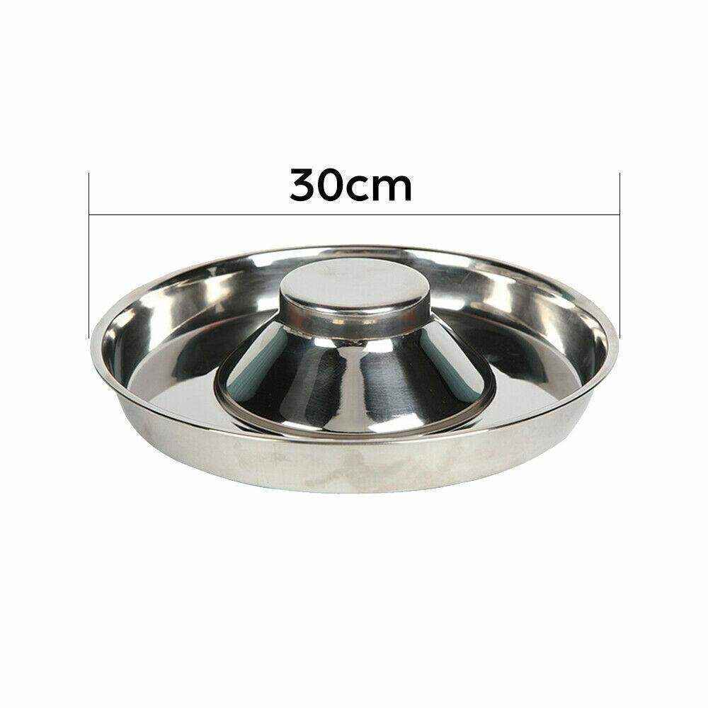 Feeder Bowl Stainless Steel Dog Bowls 26/30/34cm