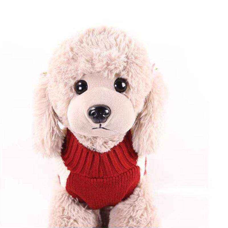 Pet Jumper Sweater Knitwear Red Pinstripes