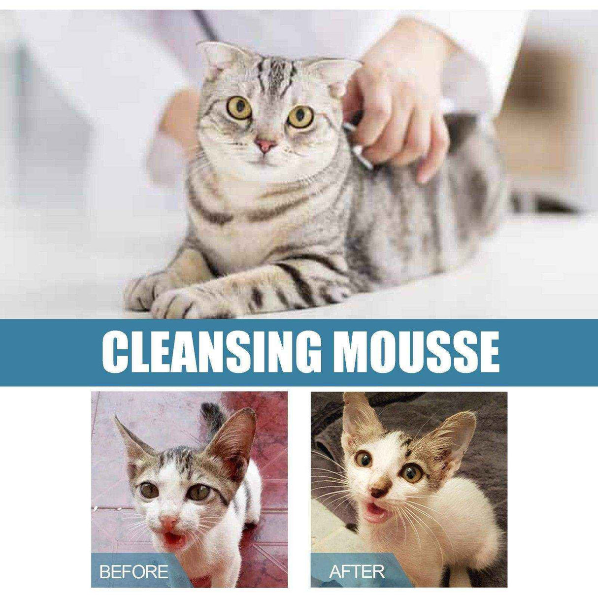 Pet Dry Cleaning Agent Cat Dog Bathing Dry Cleaning Foam Shower Gel Wash-Free