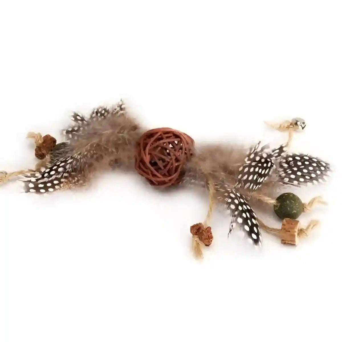 Natural Catnip Feather Toy for Cats Interactive Play & Chew Toy