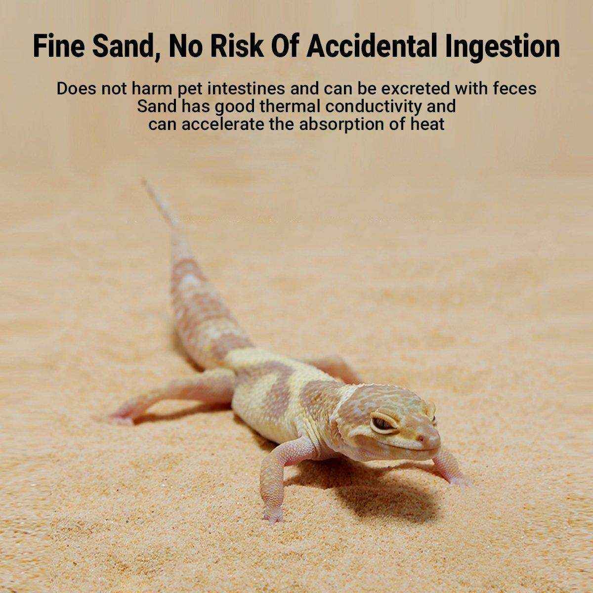 SuperRep Reptile Sand Climbing Sand Calcium Sand for Lizard Tortoise Hibernation