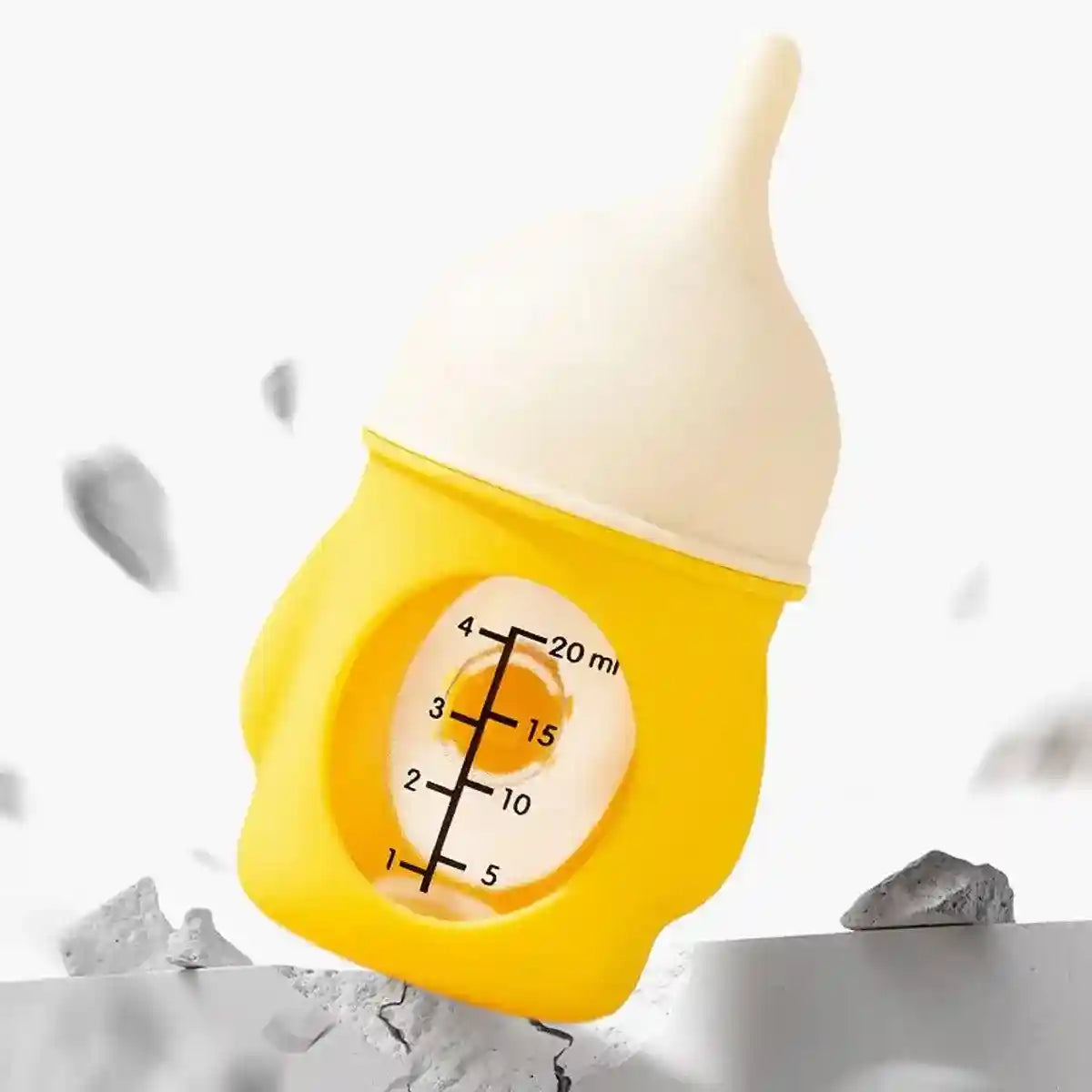 Anti-choking Newborn Puppy Kitten Silicone Bottle Visual Scale