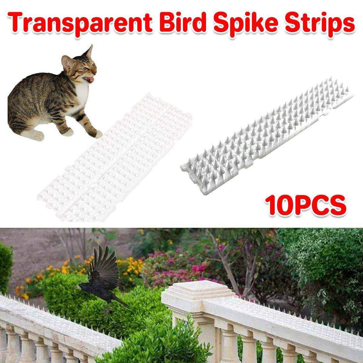 Transparent Bird Spikes Durable & Weatherproof Pest Deterrent for Outdoor Use