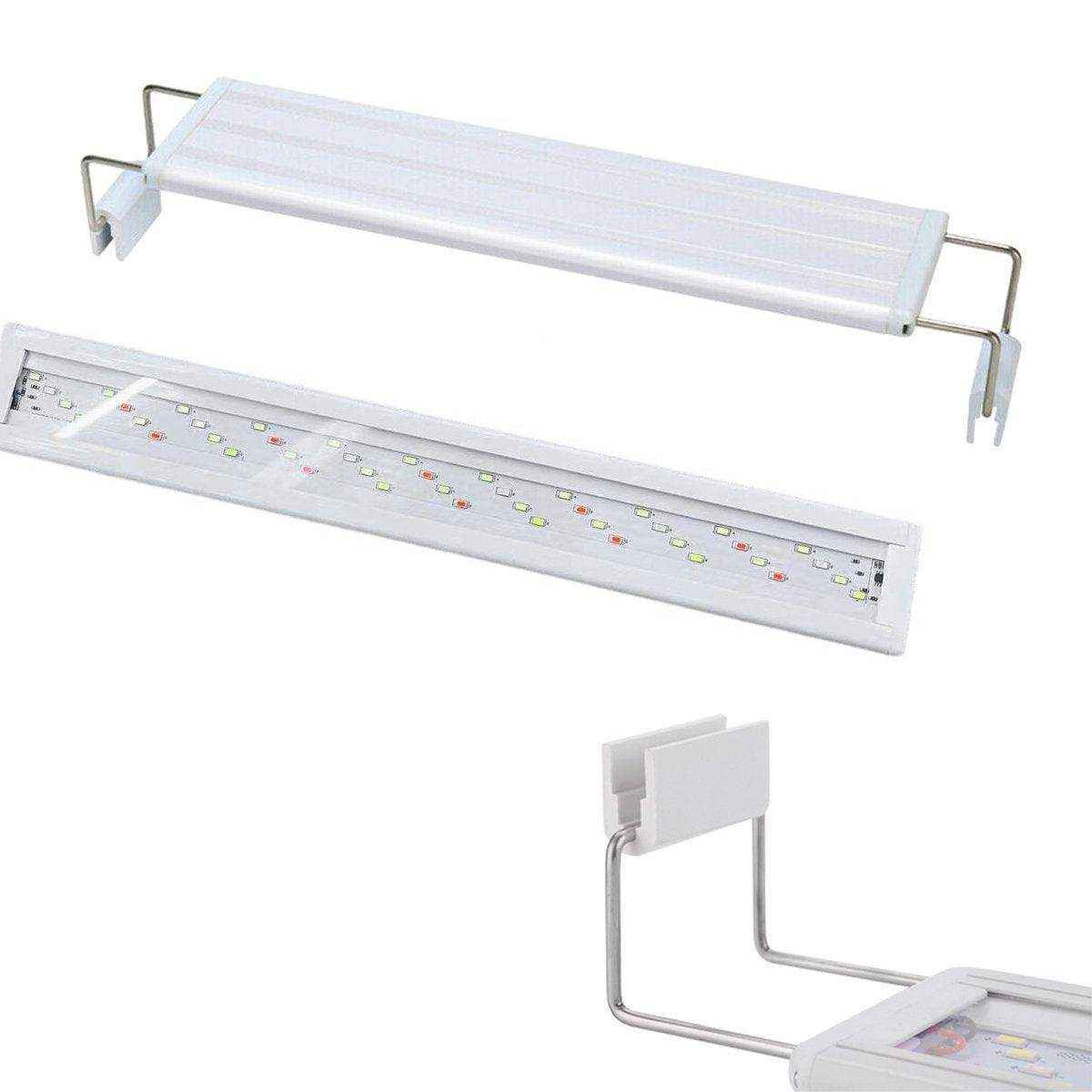 LED Colour Changing Aquarium Light Fish Tank Floor Water Grass Bracket Lamp Clip