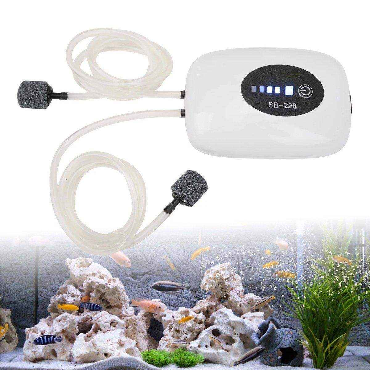 Portable USB Aquarium Air Pump for Oxygenation