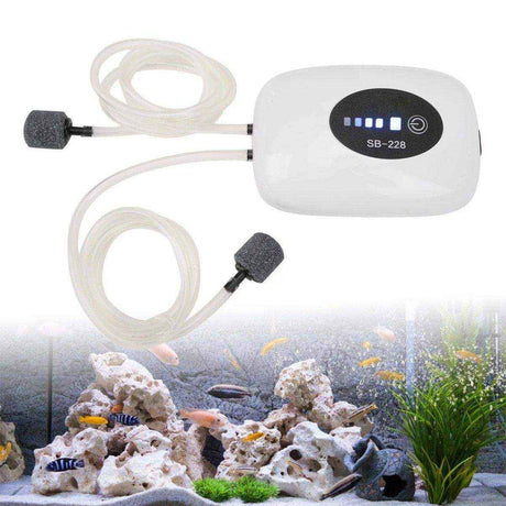 Portable USB Aquarium Air Pump for Oxygenation