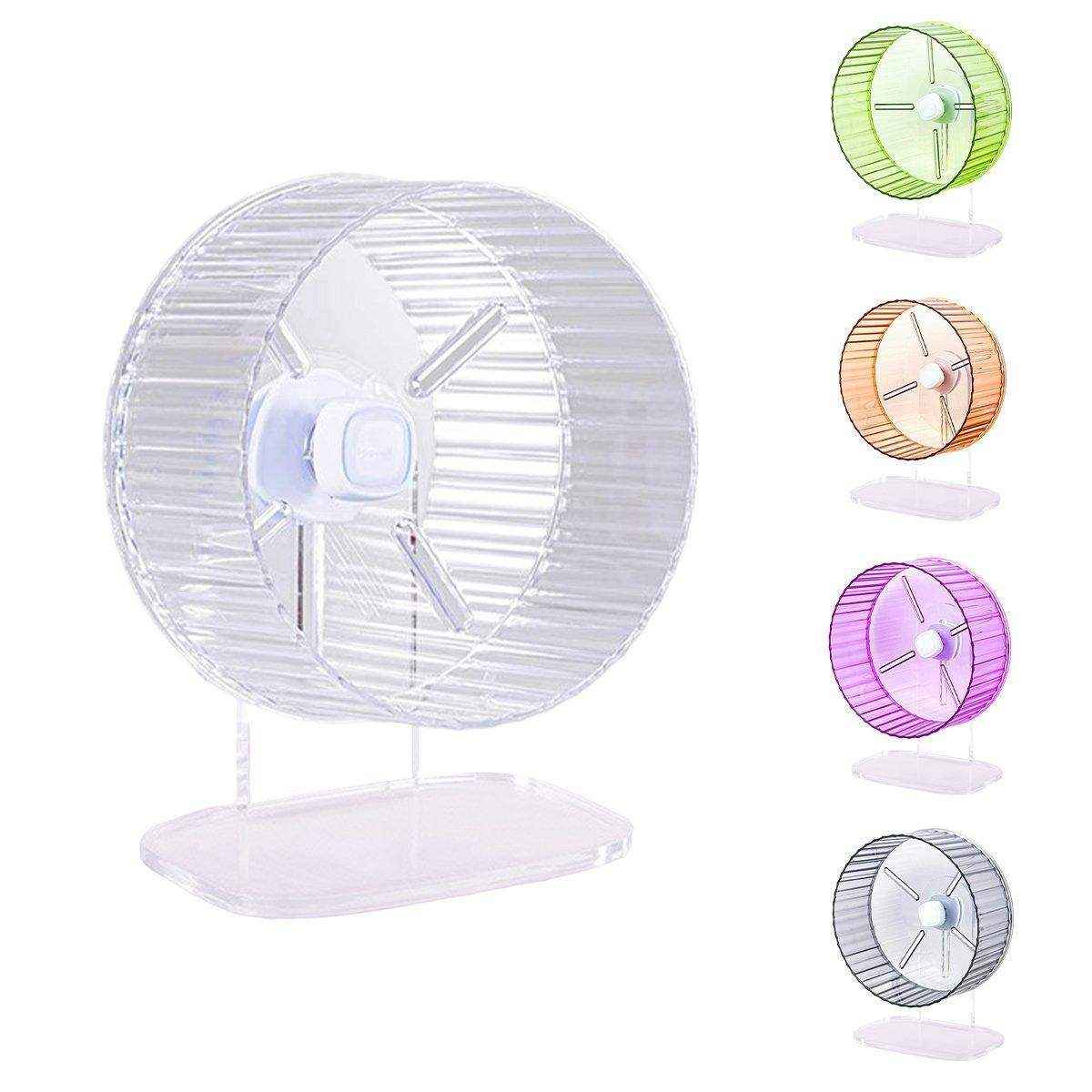 Hamster Silent Running Wheel for Cage Adjustable & Noiseless Exercise Wheel