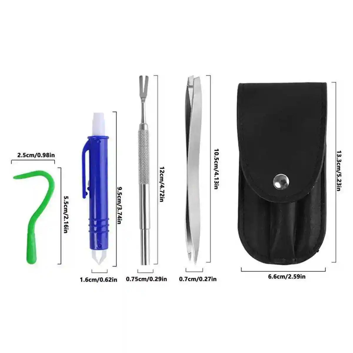 Tick Clip Pet Dog Lice Fork Flea Removal Tool Insect Catch Tweezers Tool Flea Hook