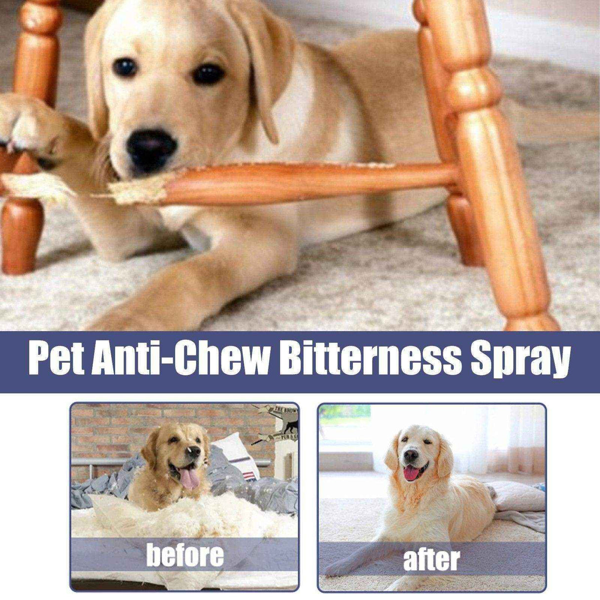 Pet Bitter Anti-Bite Spray Expulsion Dog Chewing Table And Chair Leg Scratching Sofa Spray