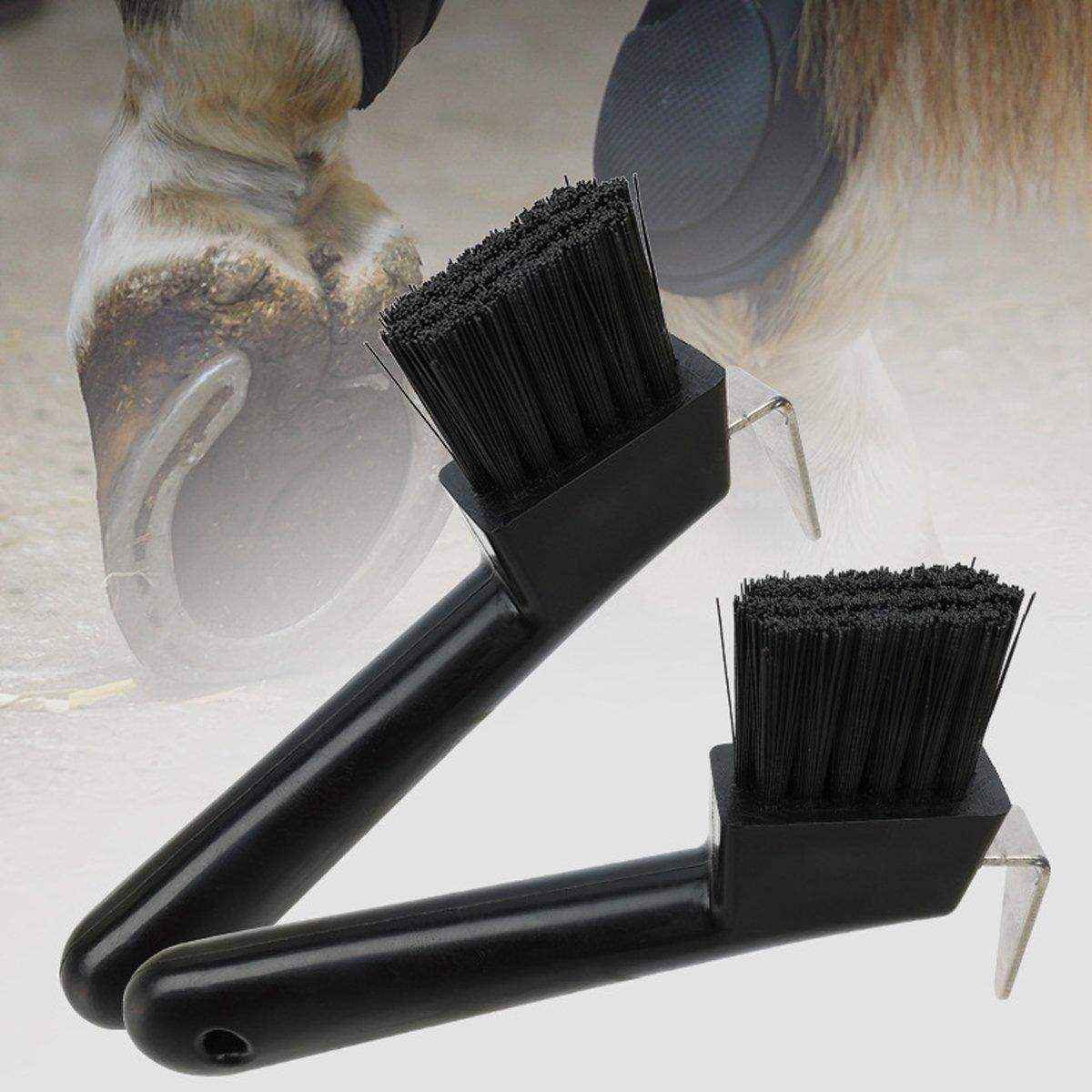 Durable Hoof Care Horseshoe Cleaning Hook Brush for Efficient Grooming