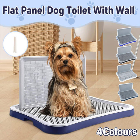 Versatile Indoor Dog Potty with High Wall - Pet Hygiene Solution