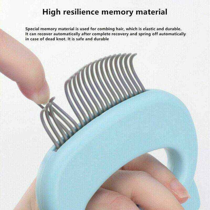 1-3xRelaxing Cat Comb Massager Pet Grooming Brush Dog Hair Removal