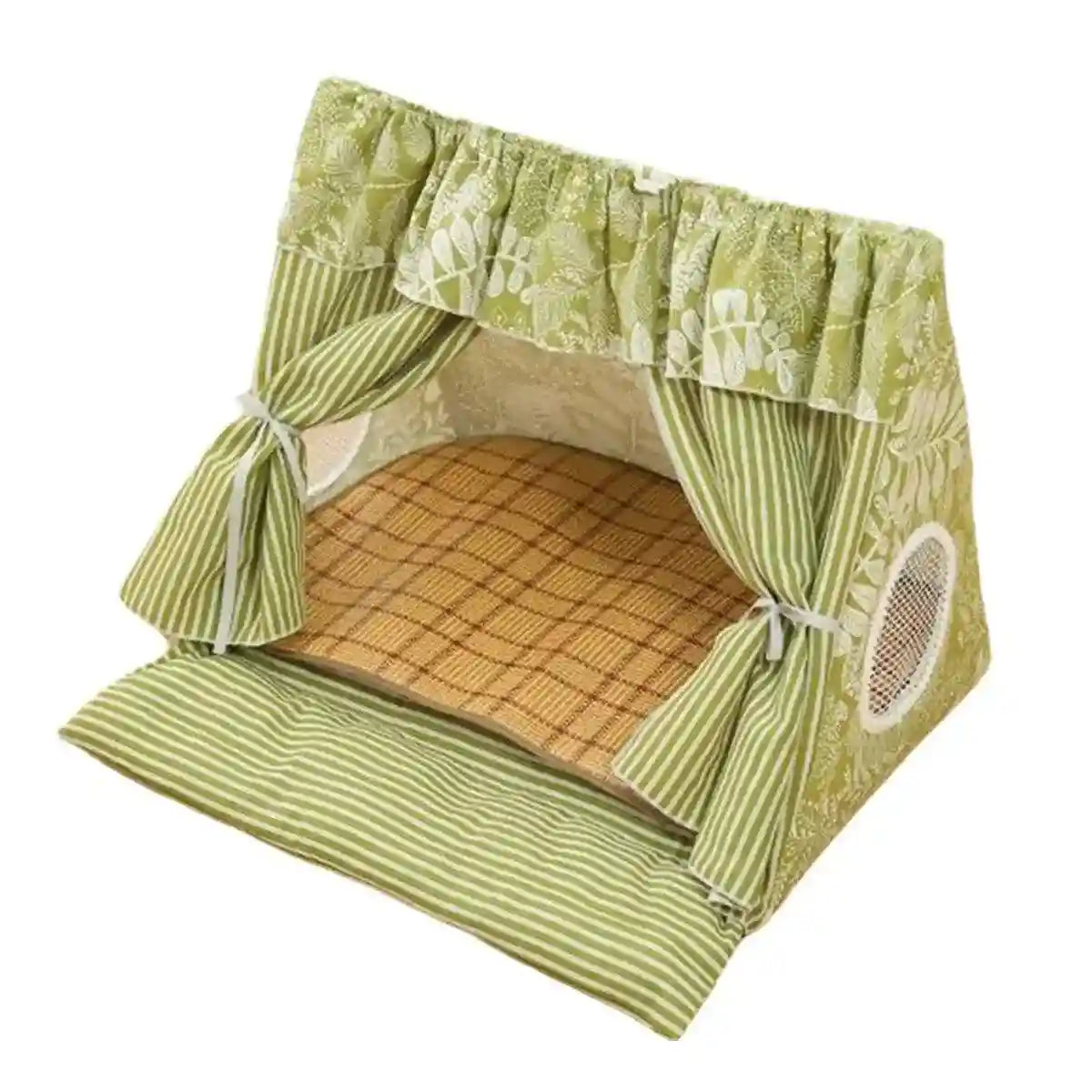 Cozy Semi-Closed Cat Tent Comfortable & Private Pet Bed for Cats and Dogs