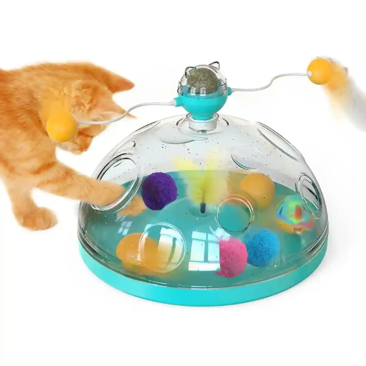 Interactive Windmill Catnip Toys for Indoor Cats Engaging & Fun Playtime