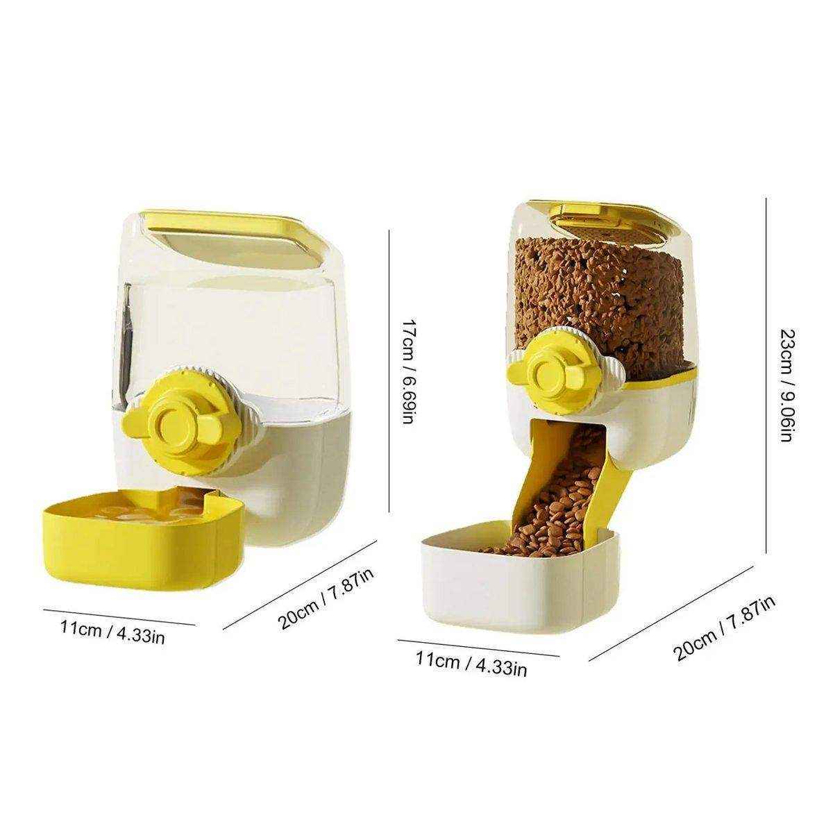 Automatic Pet Hanging Water and Food Feeder | Convenient & Durable