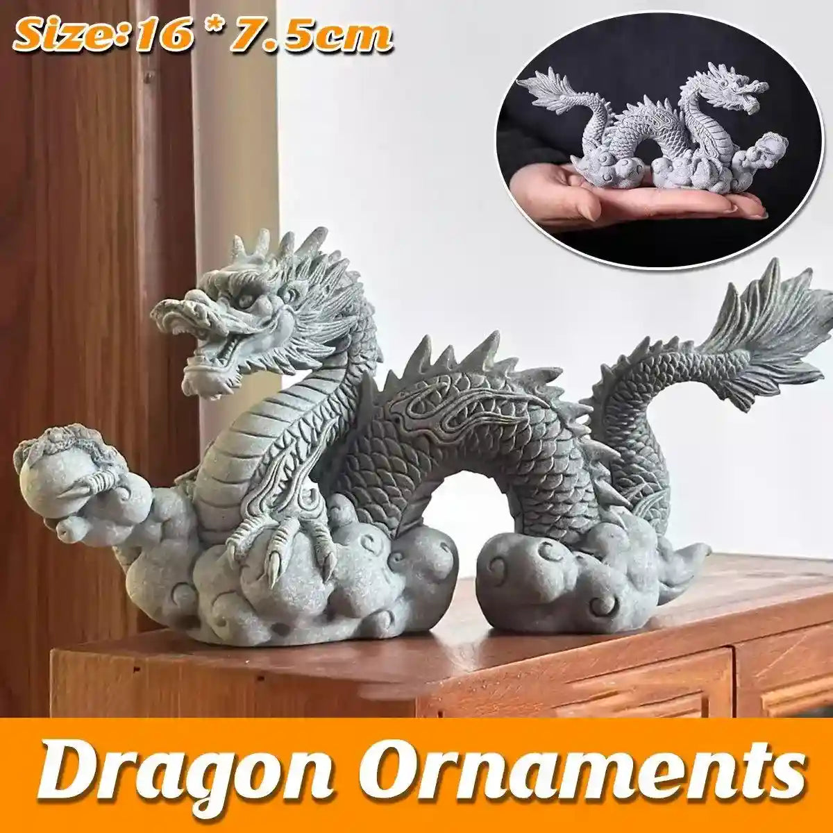 Imitation Bluestone Swiss Beast Ornament Feng Shui Decoration for Home & Garden