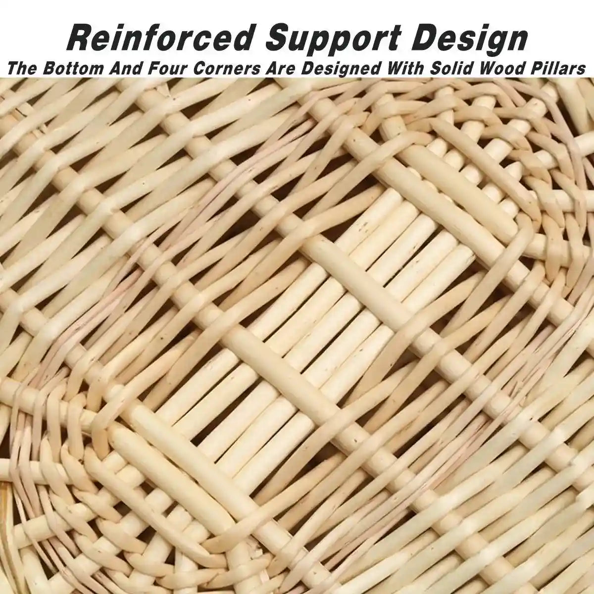 Rattan Cat House Double-Layer Design for Comfort and Privacy