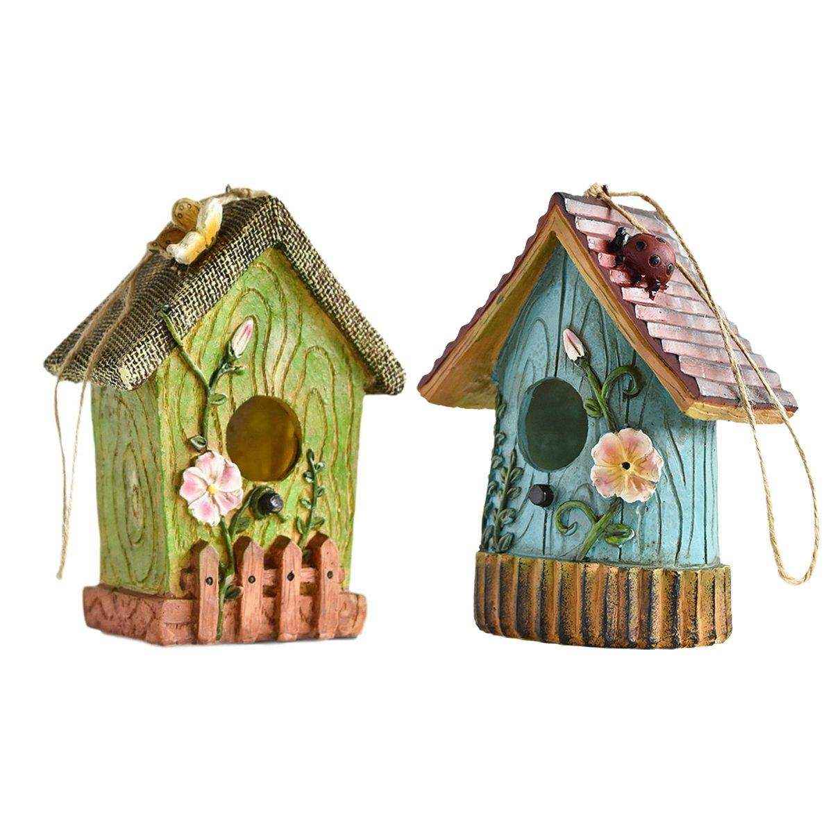 Bird House Resin Crafts Ornaments