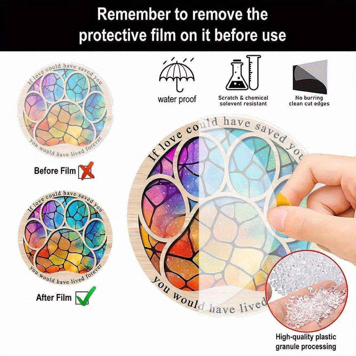 Pet Memorial Wind Chime for Indoor & Outdoor Tribute