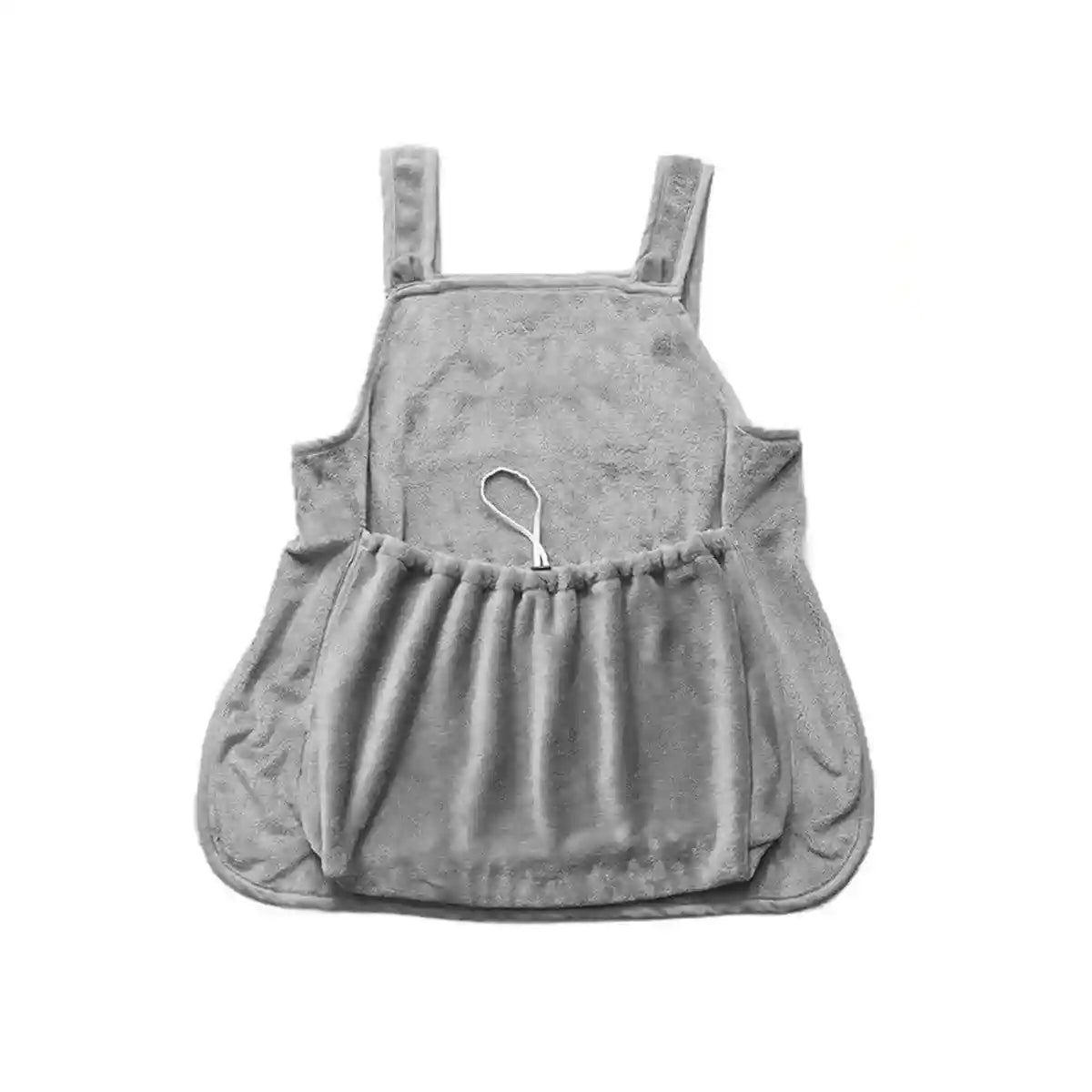 Non-stick Hair Cat Apron Suit Kangaroo Style No Hole Pet Bib for Grooming Safety