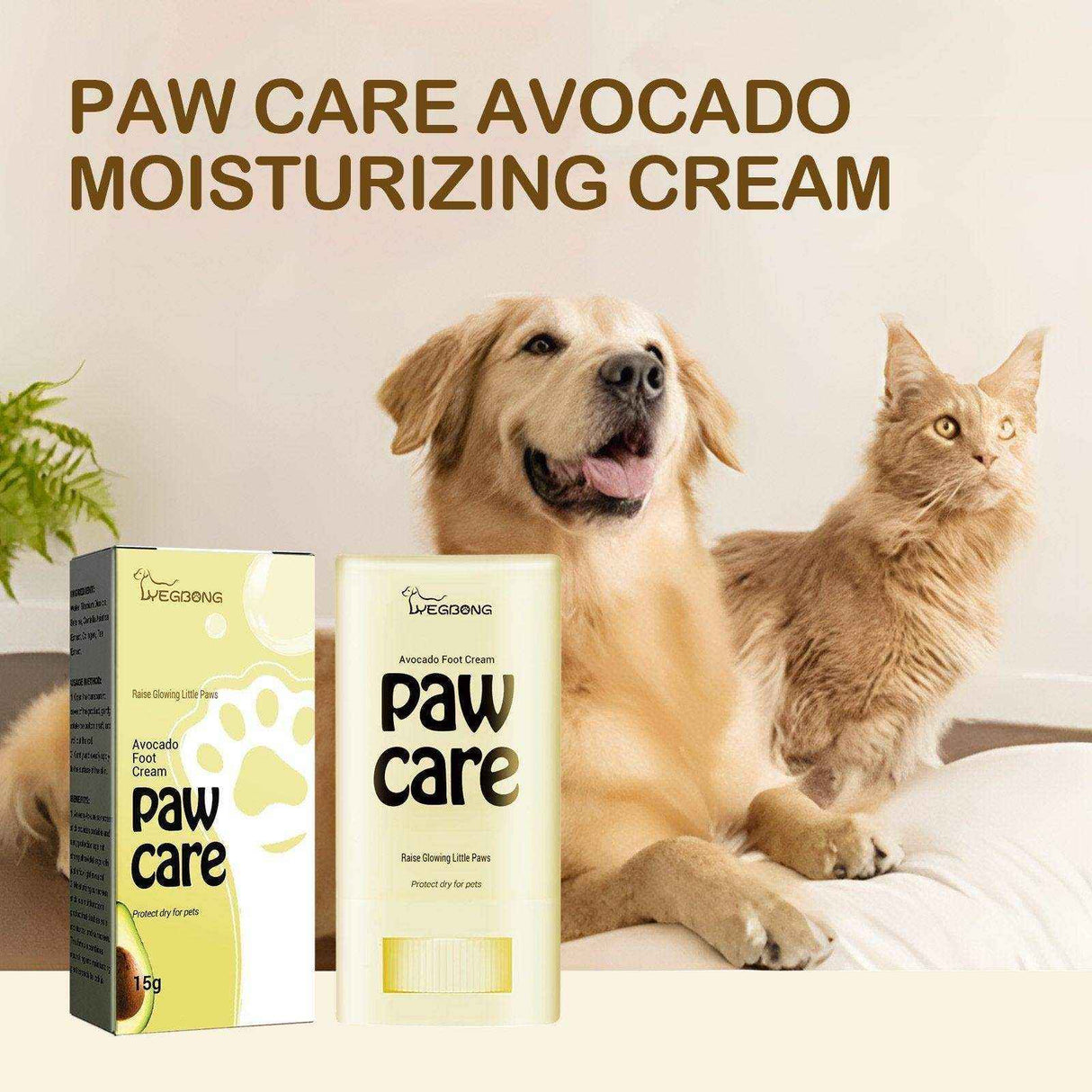 Pet Avocado Foot Cream Pet Dog Foot Cleaning Care Moisturizing Anti-cracking Care