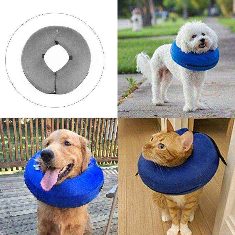 Inflatable Pet Healing Collar - Dog & Cat Medical Protective Cone Jackets