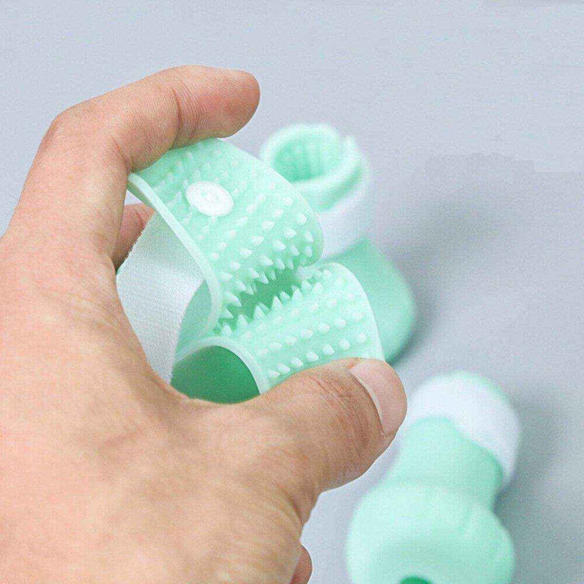 4pcs Cat Bathing Grooming Anti-Scratch Silicone Pet Socks for Bathing Feeding