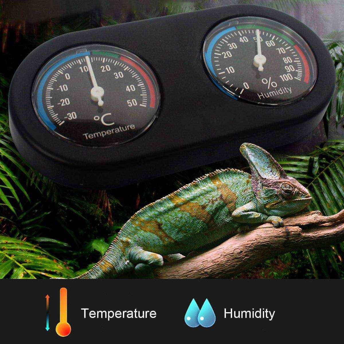 Digital Temperature Humidity Monitor for Reptile Turtle Lizard Spider Tank