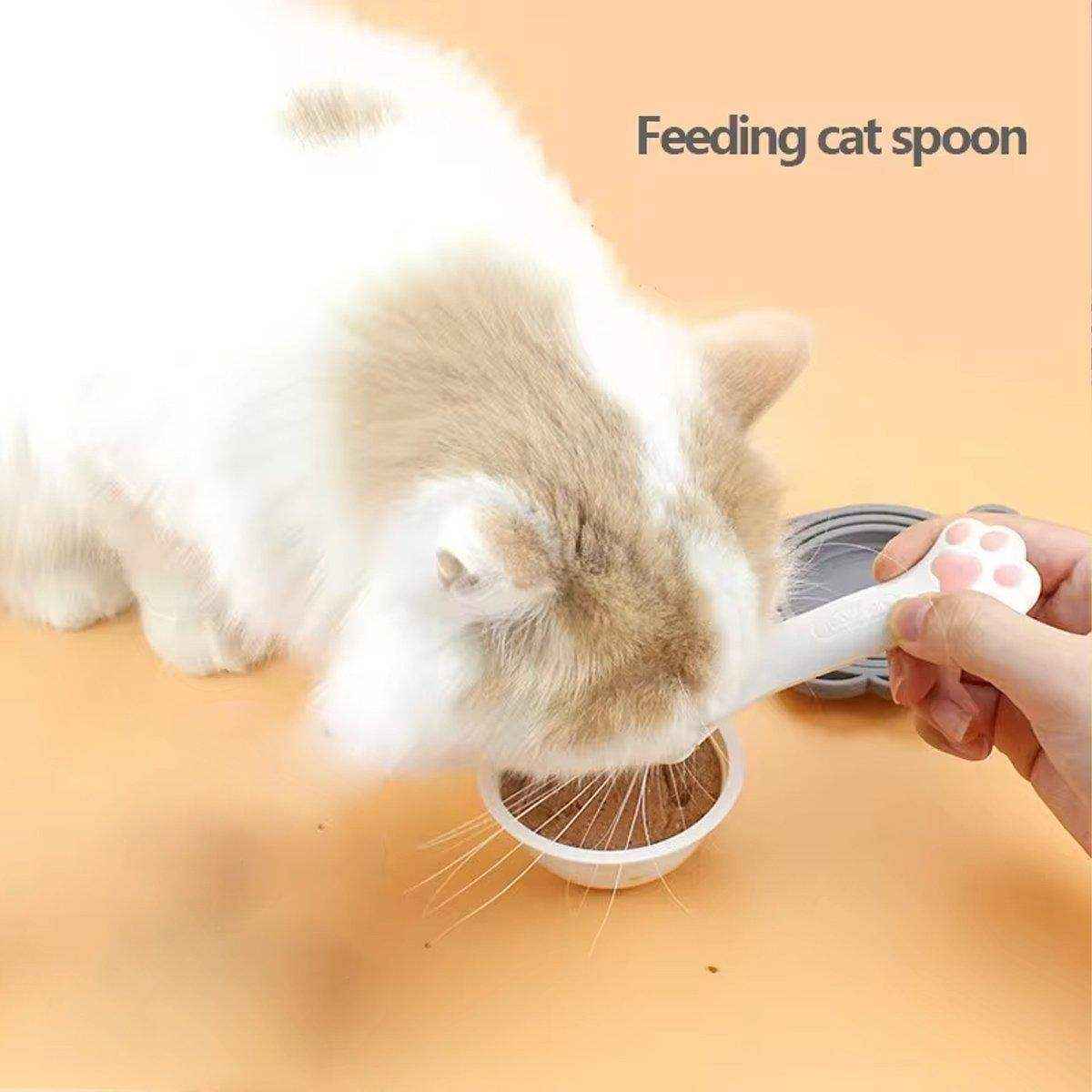 Pet Canned Spoon Printing Cats Canned Cat Opener Feeding Cat Shovel