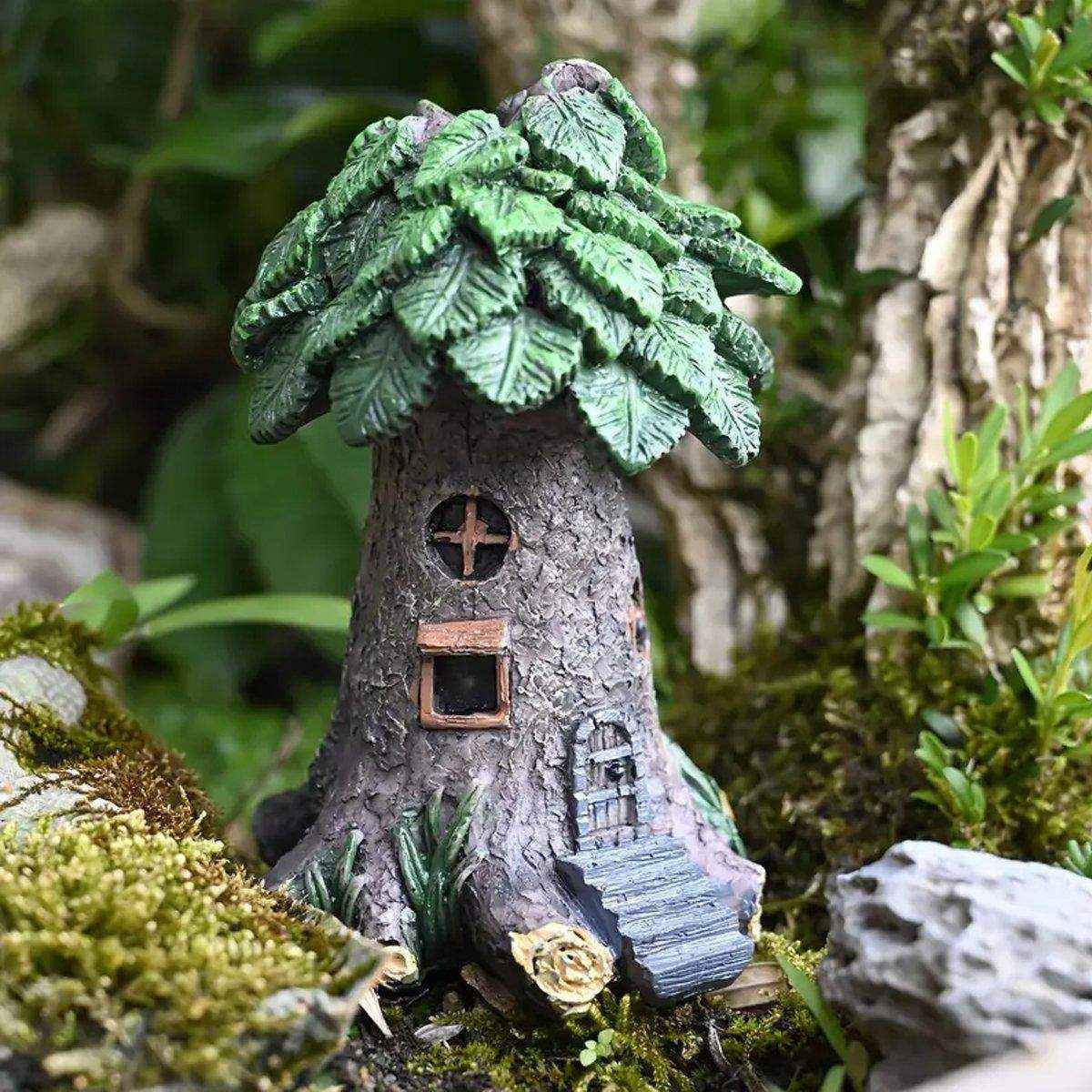 Resin Small Green Tree for Aquariums & DIY Landscapes Realistic Decoration