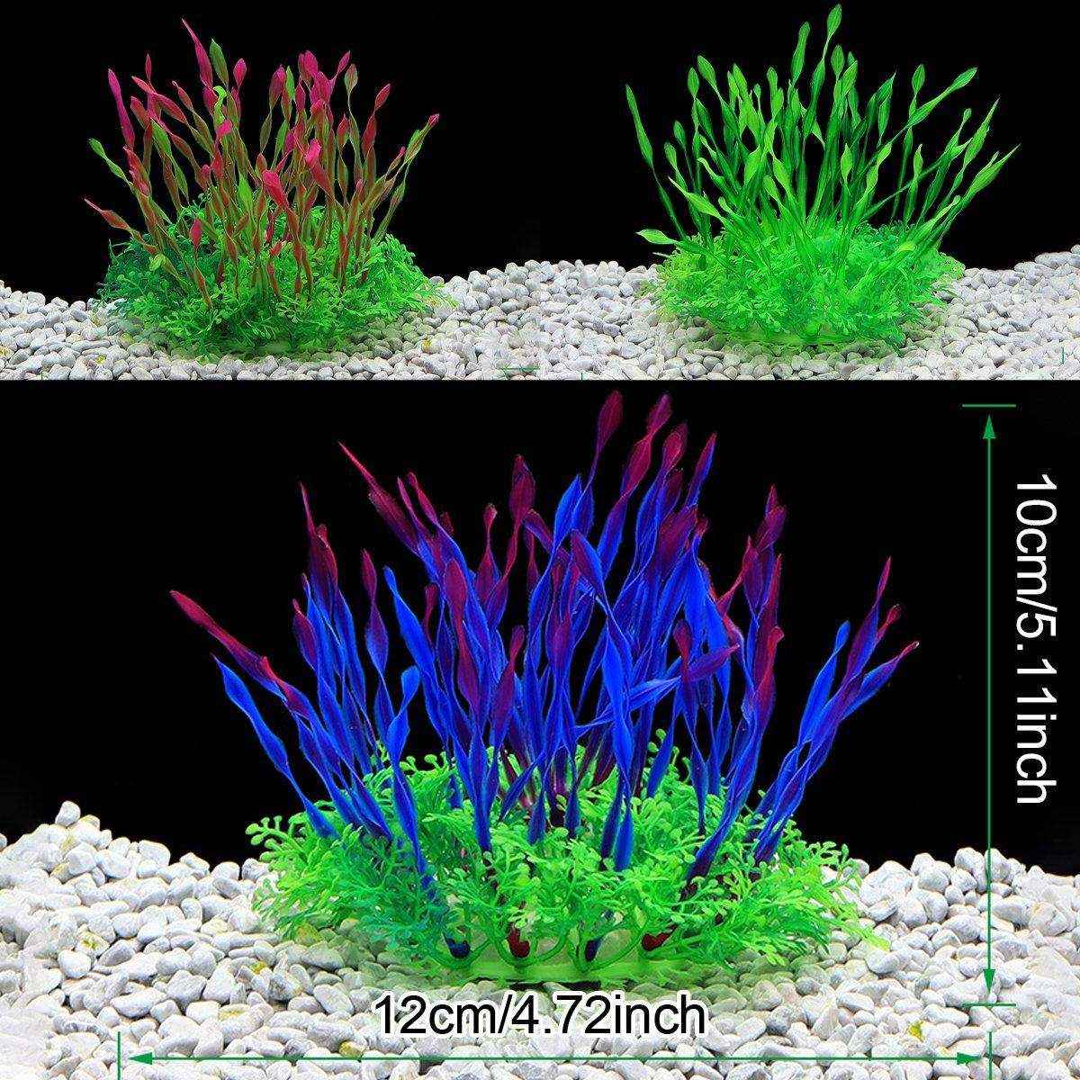 Artificial Aquarium Grass Vibrant Decorative Plants for Fish Tanks