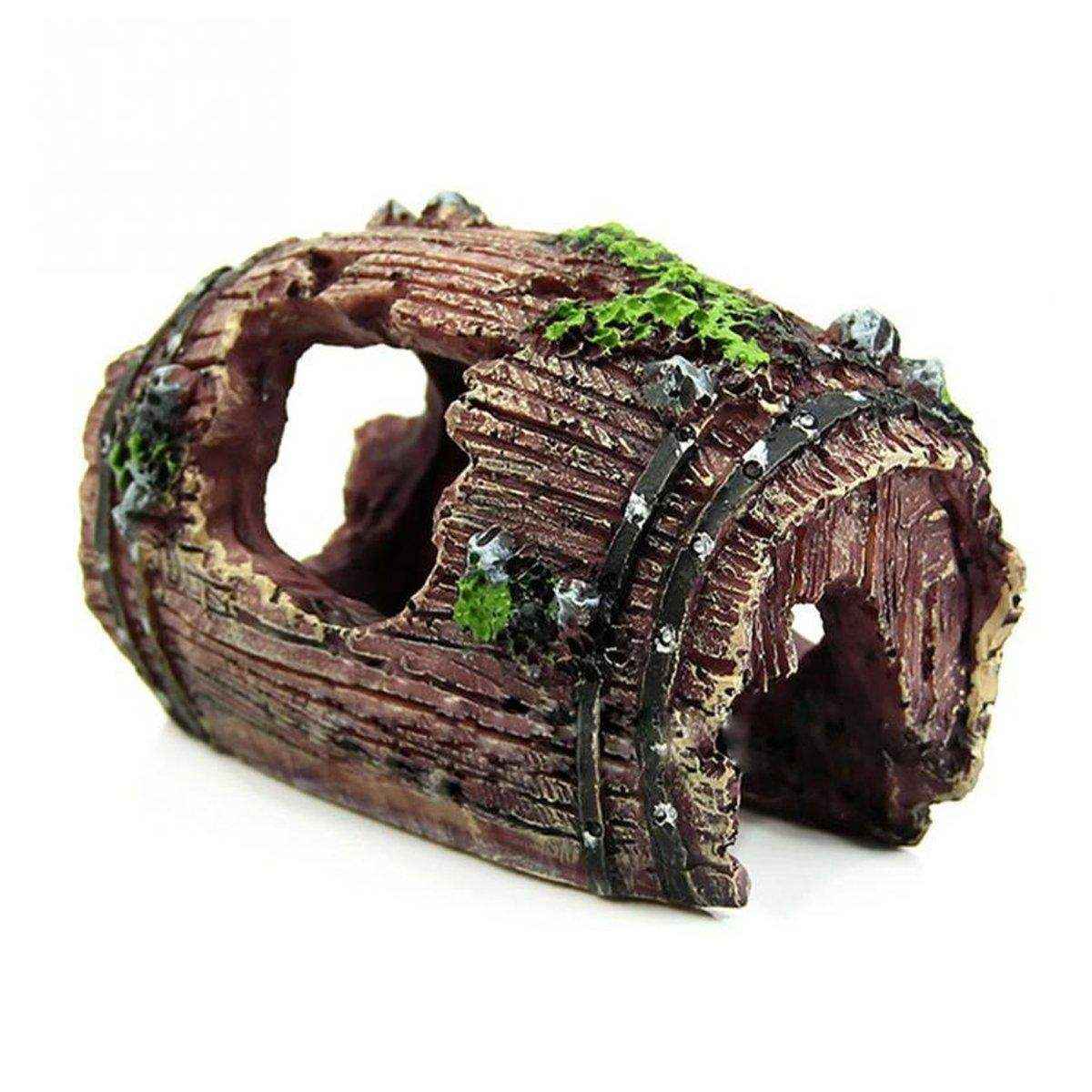 3pcs Aquarium Resin Tree Ornament Fish Tank Decoration Submerged Wood Cave