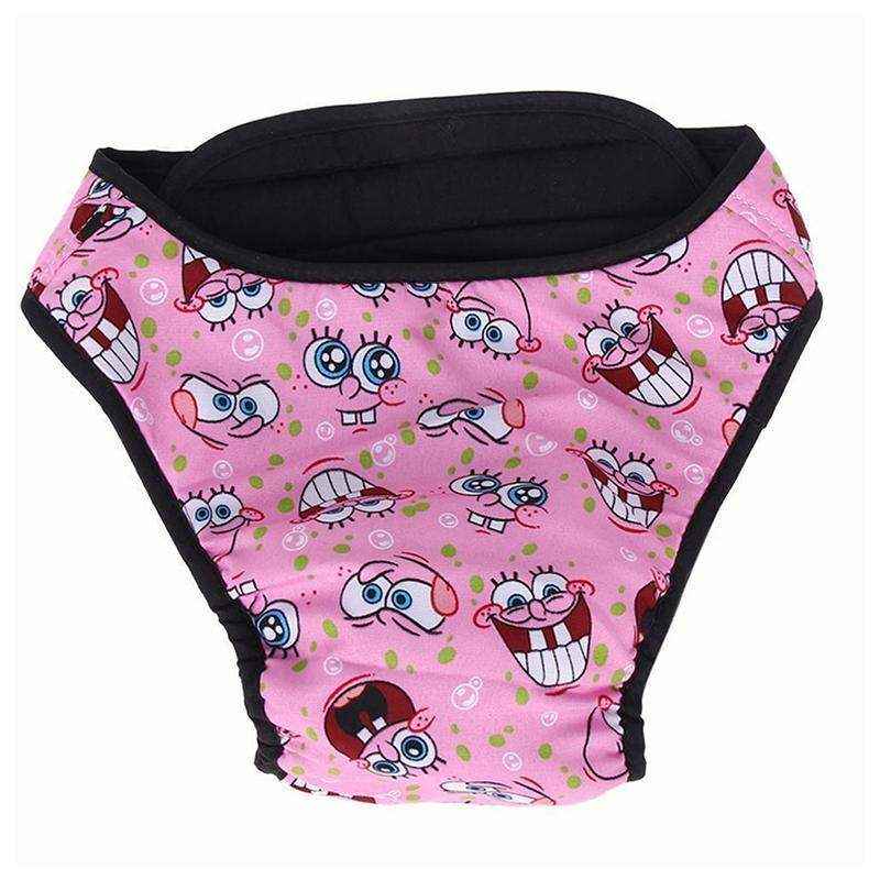Washable Female Pet Dog Cat Nappy Diaper Physiological Pants Panties Underwear