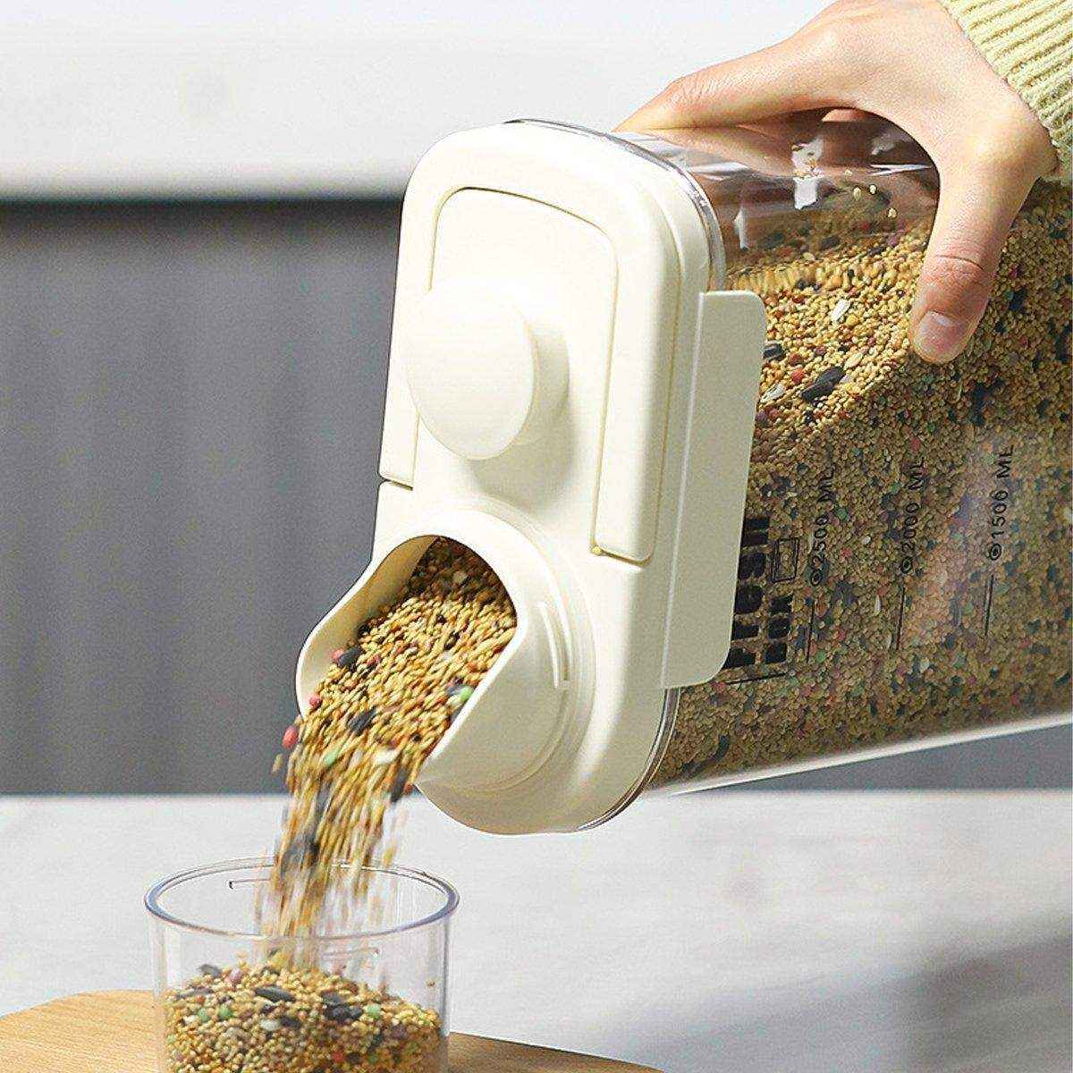 Pet Food Snacks Cat And Dog Food Storage Moisture-proof Parrot Food Storage Box