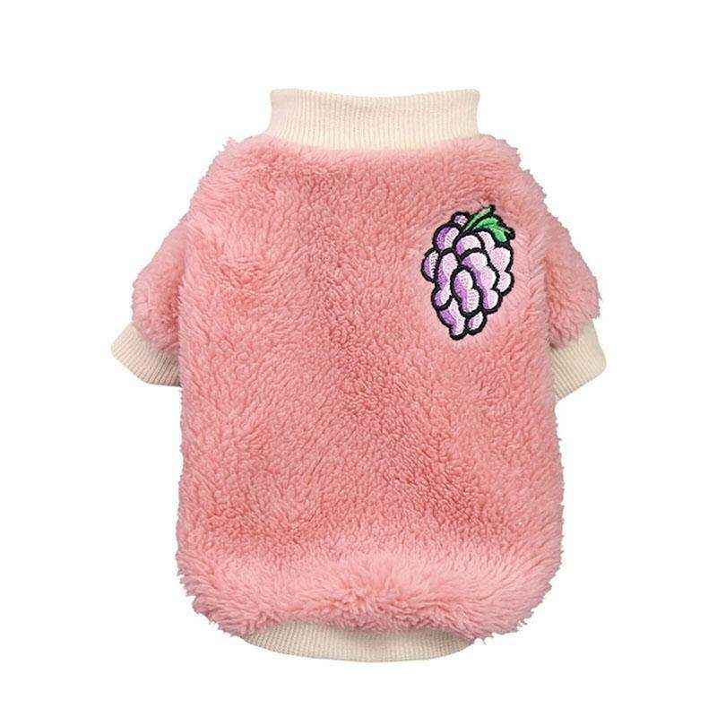 Fleece Dog Jumper for Small Pets Stylish Warmth for Winter