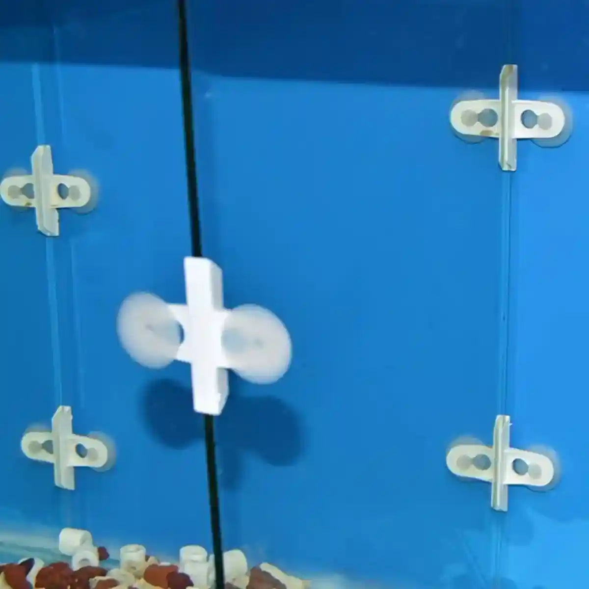 10Pcs Fish Tank Divider Clamp Suction Cup Glass Holder Aquarium Glass Clip