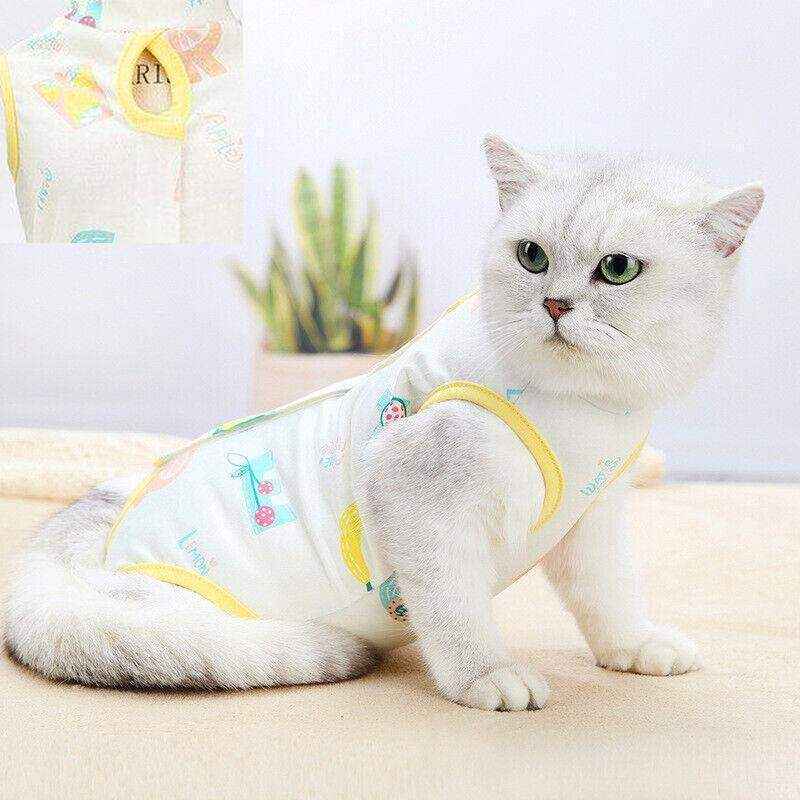 Pet Cat Recovery Suit-Surgical Jumper