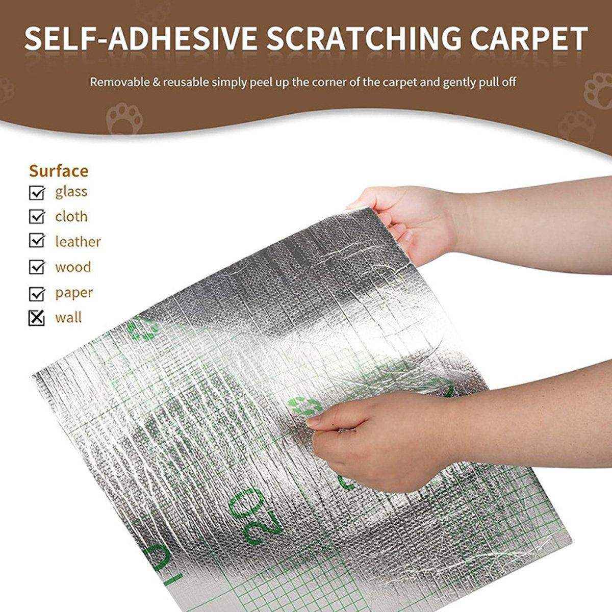 Trimmable Self Adhesive Carpet Pad for Cat Tree Stands Scratching Post Furniture