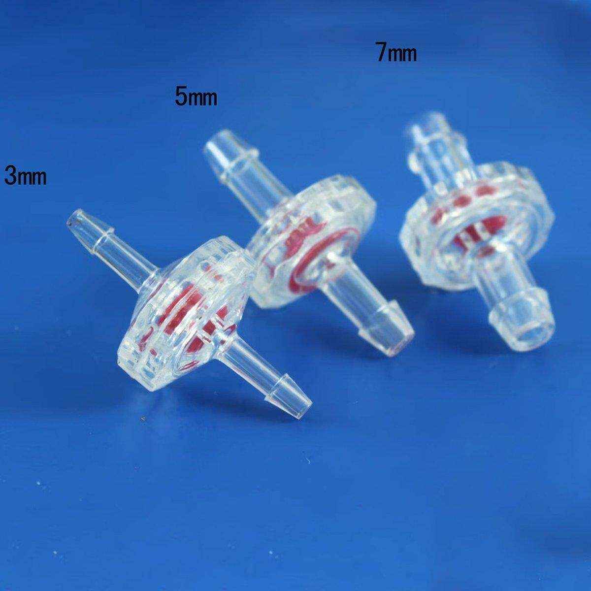 10pcs Plastic Check Valve Water Air Stop Valve for Aquarium Fish Tank Air Pump