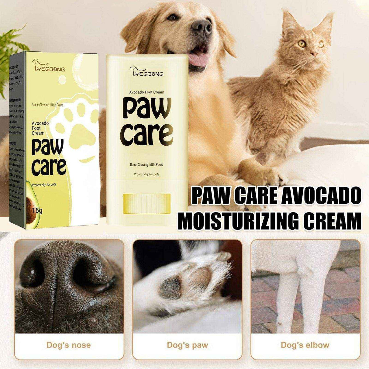 Pet Avocado Foot Cream Pet Dog Foot Cleaning Care Moisturizing Anti-cracking Care