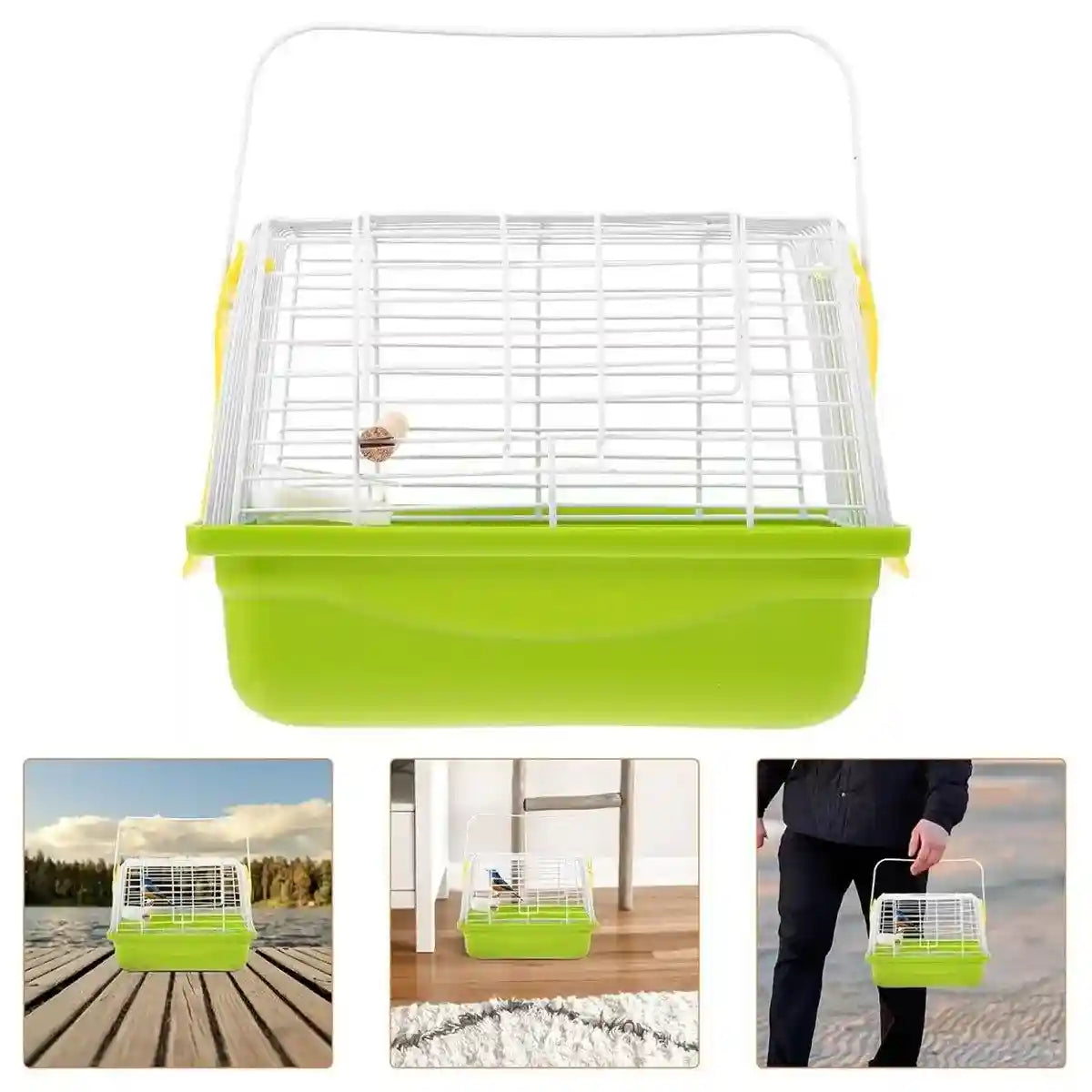 Portable Bird Cage for Small Pets Travel-Friendly & Durable Design