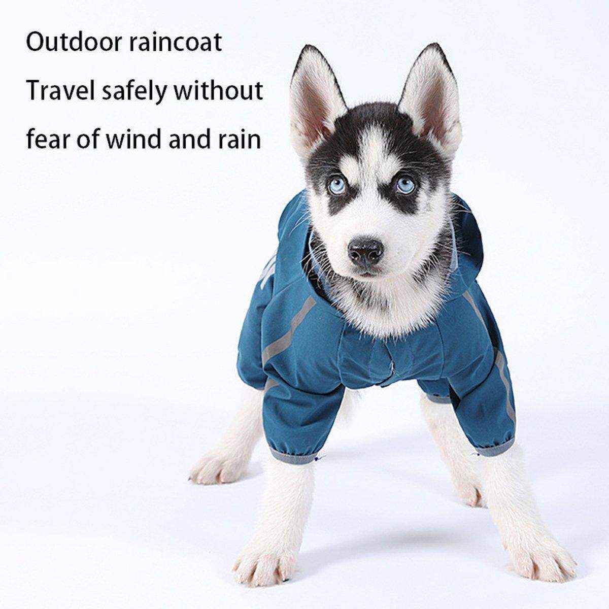 Waterproof Dog Raincoat for Small Medium Dogs