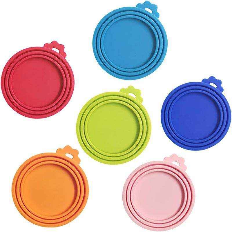Silicone Dog Food Can Lid Reusable Dog/Cat Tin Storage Cap